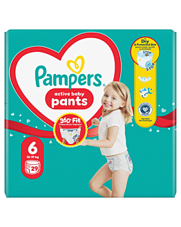 Pampers Pants Pieluchomajtki Rozm.6 ExLarge, 29 szt.