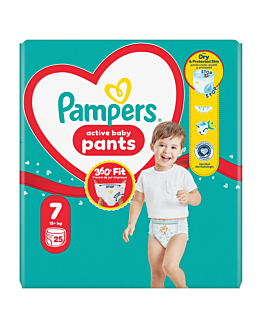 Pampers Pants Pieluchomajtki Rozm.7 XXLarge, 25 szt.