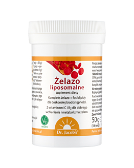 Dr. Jacobs Żelazo Liposomalne Proszek, 64 g