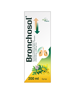 Bronchosol (218,0 mg + 0,989 mg)/ 5 ml Syrop, 200 ml