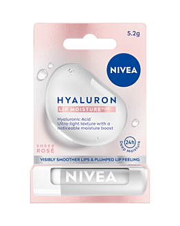 Nivea Hyaluron Moisture Plus Balsam do ust, Sheer Rose