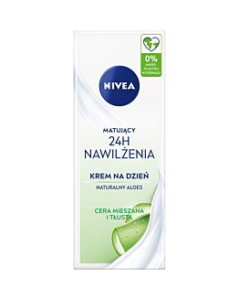 Nivea 24h Nawilżenia Matujący krem na dzień do cery mieszanej i tłustej 