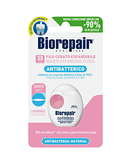 Biorepair Pęczniejąca Woskowana Nić Dentystyczna Biorepair 25 M + 5 M