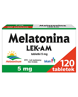 Melatonina LEK-AM 5 mg Tabletki, 120 szt.