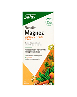Floradix Magnez, Suplement diety z magnezem, ekstraktami ziołowymi i sokami, Płyn doustny