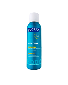 Ducray Keracnyl Wysuszający spray do ciała przeciw niedoskonałościom, 150 ml