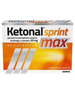 Ketonal Sprint Max 50 mg Saszetki