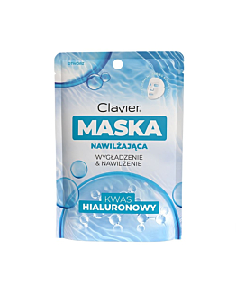 Clavier Maska nawilżająca w płachcie z kwasem hialuronowym, 25ml