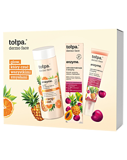 Tołpa Enzyme Zestaw pielęgnacyjny: Mikrodermabrazja 3 enzymy 40 ml + Puder do mycia twarzy 40 g