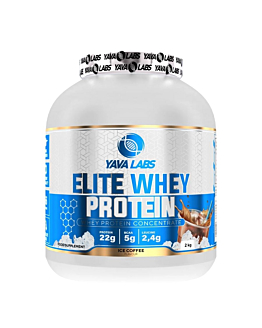 Yava Labs Elite Whey Protein Białko serwatkowe smak mrożona kawa