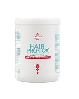 Kallos Hair Pro-Tox Hair Mask maska do włosów z keratyną kolagenem i kwasem hialuronowym, 1000ml