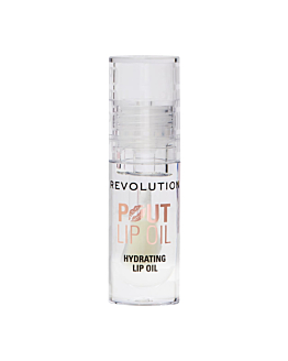 Makeup Revolution Pout Lip Oil, Olio per labbra, Clear
