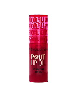 Makeup Revolution Pout Lip Oil Olio Labbra Cherry Red