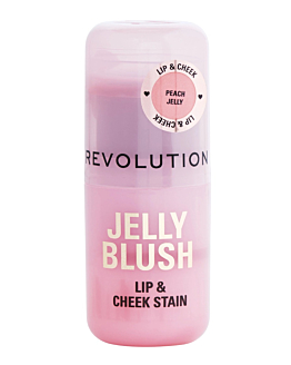 Makeup Revolution Jelly Blush Stick Lip And Cheek Stain Balsamo labbra-guance, Peach Orange