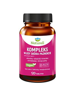 Naturell Kompleks Włosy Skóra Paznokcie 120 tabletek