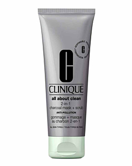 Clinique All About Clean Charcoal Clay Mask + Scrub Maska-peeling do twarzy
