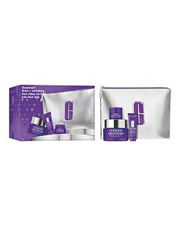 Clinique Outsmart Lines + Wrinkles Zestaw: krem do twarzy + serum + krem pod oczy