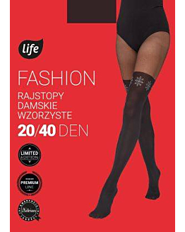 Life Collant da donna con motivo Fiocchi di Neve, taglia 3