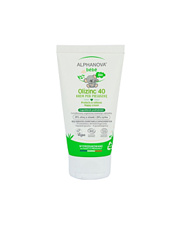 Alphanova Bebe Bio Krem pod pieluszkę dla dzieci do pupy Olizinc 40 50 g