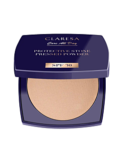 Claresa Protective Stone Pressed Powder puder prasowany utrwalający z filtrem SPF30 Universal, 10g