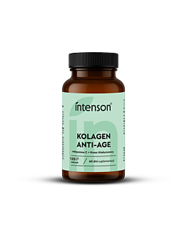 Intenson Anti-Age Kolagen + Kwas Hialuronowy + Witamina C 120 tabletek
