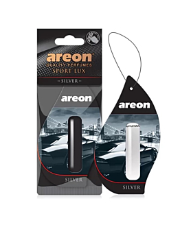 Areon Sport Lux Liquid zawieszka zapachowa do samochodu Silver