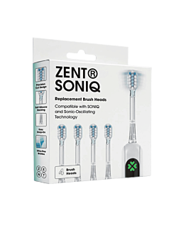 ZENT Końc&oacute;wki do szczoteczki sonicznej SoniQ z włosiem DuPont 4 sztuki