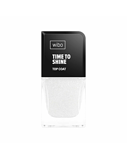 Wibo Time To Shine top coat do paznokci z drobinkami, 8.5ml