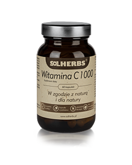 SOLHERBS Witamina C 1000 mg 60 kapsułek