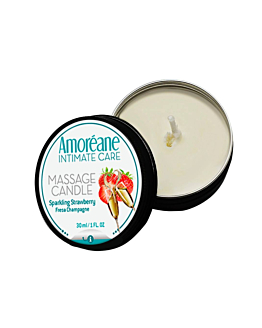 Świeca Do Masażu Massage Candle Sparkling Strawberry 30Ml Amoreane