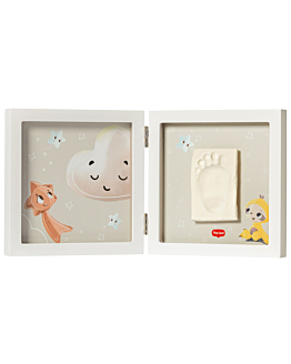 Tiny Love Creations - Podwójna ramka na odcisk i zdjęcie - biała