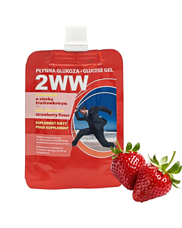 Medmess Płynna Glukoza 2WW z magnezem 1 saszetka 24 ml smak truskawkowy