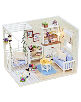 Habarri Miniaturowy domek - Fiołkowa weranda