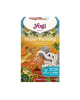Yogi Tea herbata Ajurwedyjska Happy Farming (17 saszetek) rooibos, wanilia i trawa cytrynowa