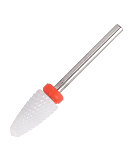 Allepaznokcie Frez Ceramiczny Stożek Flame Do Ściągania Masy 3/32 F Delikatny C