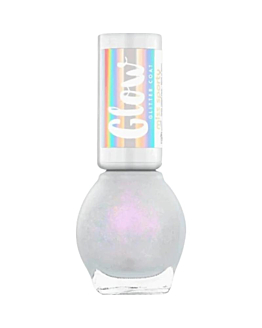 Miss Sporty Glow Glitter Coat lakier do paznokci 010 Icy Blush, 7ml