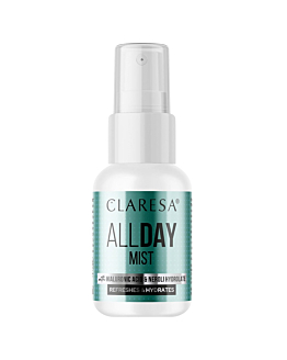 Claresa All Day Mist nawilżająco-odświeżająca mgiełka do twarzy, 50ml