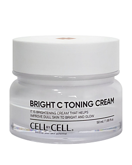 Cell by Cell Bright C Toning Cream krem na przebarwienia ze śluzem ślimaka i niacynamidem