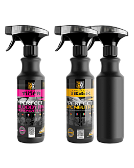 Chemical Tiger Płyn do czyszczenia felg Bloody Vampire Krwawa felga 500 ml + APC NEUTRAL Środek czyszczący mocny koncentrat 500 ml + Butelka z Spryskiwaczem