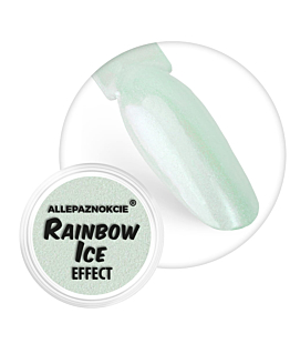 Allepaznokcie Ice Rainbow Effect Pyłek Do Paznokci Magic Verde Nr 4
