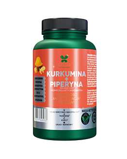 Lanco Nutritions Kurkumina Z Piperyną I Kompleks Antyoksydantów, 60 kaps.