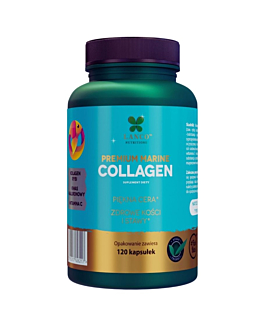Lanco Nutritions Premium Marine Collagen 2400mg, kolagen morski rybi hydrolizowany, 120 kaps.