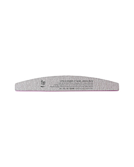 Peggy Sage 2-Way Nail File Zebra Coarse pilnik do paznokci dwustronny 100/100 półksiężyc zebra 1szt