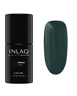 INLAQ Lakier Hybrydowy HEMA Free, Dark Green