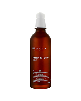 Mary&May Vitamin B5 + Bifida Toner 120 ml - Nawilżająco-regenerujący tonik do twarzy