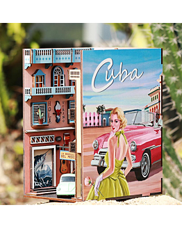 Habarri Miniaturowy domek Book Nook - Havana ooh na-na