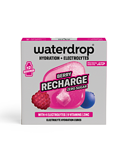 Waterdrop Microlyte BERRY RECHARGE Kostki elektrolitowe do przygotowania napoju, Owoce leśne, 12 szt.