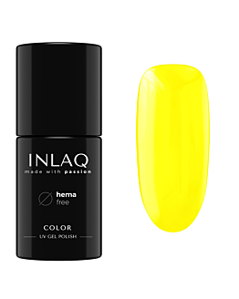 INLAQ Lakier Hybrydowy HEMA Free, Neonowy Sunshine Glow