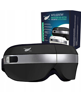 Medi Sleep masażer do twarzy oczu z ciepłym kompresem 4 tryby masażu bluetooth regulacja