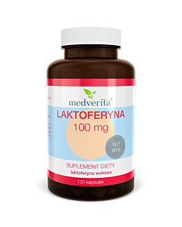 Medverita Laktoferyna 100 mg 120 kapsułek